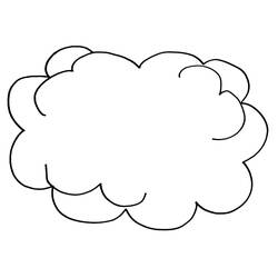 ぬりえページ: 雲 (自然) #157318 - 無料の印刷可能なぬりえページ