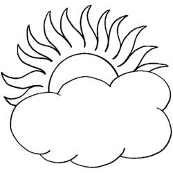 ぬりえページ: 雲 (自然) #157349 - 無料の印刷可能なぬりえページ