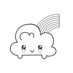 ぬりえページ: 雲 (自然) #157353 - 無料の印刷可能なぬりえページ