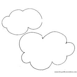 ぬりえページ: 雲 (自然) #157388 - 無料の印刷可能なぬりえページ
