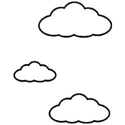ぬりえページ: 雲 (自然) #157462 - 無料の印刷可能なぬりえページ