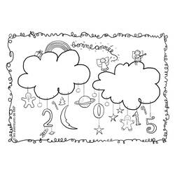 ぬりえページ: 雲 (自然) #157549 - 無料の印刷可能なぬりえページ