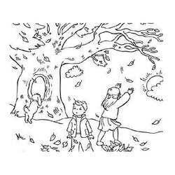 ぬりえページ: 秋のシーズン (自然) #164039 - 無料の印刷可能なぬりえページ