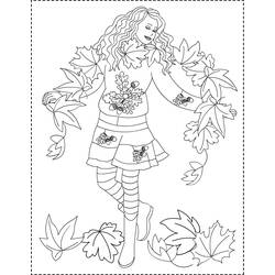 ぬりえページ: 秋のシーズン (自然) #164053 - 無料の印刷可能なぬりえページ