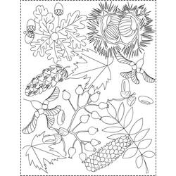 ぬりえページ: 秋のシーズン (自然) #164066 - 無料の印刷可能なぬりえページ