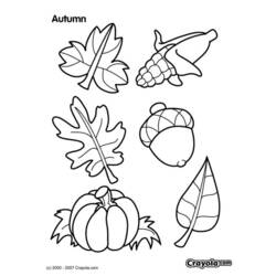 ぬりえページ: 秋のシーズン (自然) #164073 - 無料の印刷可能なぬりえページ