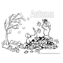 ぬりえページ: 秋のシーズン (自然) #164074 - 無料の印刷可能なぬりえページ