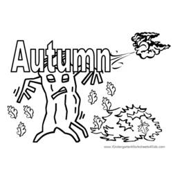 ぬりえページ: 秋のシーズン (自然) #164123 - 無料の印刷可能なぬりえページ