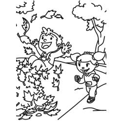 ぬりえページ: 秋のシーズン (自然) #164129 - 無料の印刷可能なぬりえページ
