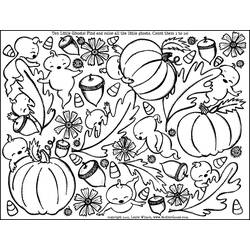 ぬりえページ: 秋のシーズン (自然) #164207 - 無料の印刷可能なぬりえページ