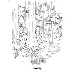 ぬりえページ: 森 (自然) #157057 - 無料の印刷可能なぬりえページ