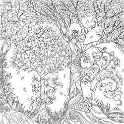 ぬりえページ: 森 (自然) #157073 - 無料の印刷可能なぬりえページ