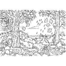 ぬりえページ: 森 (自然) #157074 - 無料の印刷可能なぬりえページ