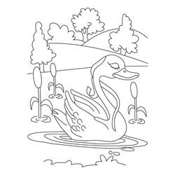ぬりえページ: 湖 (自然) #166076 - 無料の印刷可能なぬりえページ