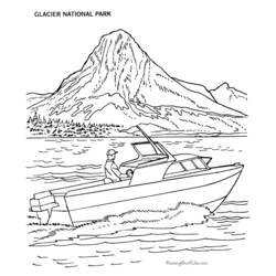 ぬりえページ: 湖 (自然) #166141 - 無料の印刷可能なぬりえページ