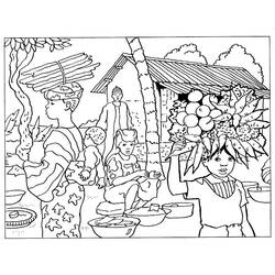 ぬりえページ: 田舎 (自然) #165755 - 無料の印刷可能なぬりえページ