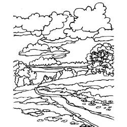 ぬりえページ: 田舎 (自然) #165794 - 無料の印刷可能なぬりえページ