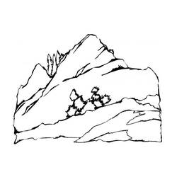 ぬりえページ: 山 (自然) #156471 - 無料の印刷可能なぬりえページ