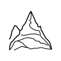 ぬりえページ: 山 (自然) #156481 - 無料の印刷可能なぬりえページ