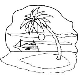 ぬりえページ: パーム (自然) #161179 - 無料の印刷可能なぬりえページ
