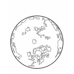 ぬりえページ: 惑星 (自然) #157620 - 無料の印刷可能なぬりえページ