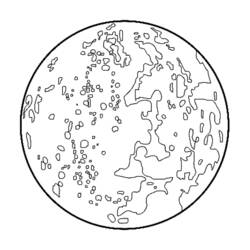 ぬりえページ: 惑星 (自然) #157633 - 無料の印刷可能なぬりえページ