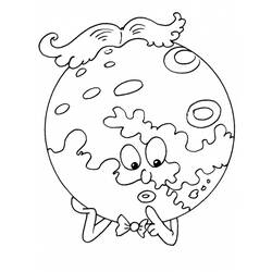 ぬりえページ: 惑星 (自然) #157707 - 無料の印刷可能なぬりえページ