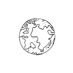 ぬりえページ: 惑星 (自然) #157748 - 無料の印刷可能なぬりえページ