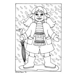 ぬりえページ: 雨 (自然) #158319 - 無料の印刷可能なぬりえページ