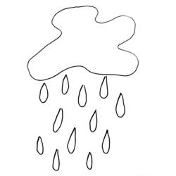 ぬりえページ: 雨 (自然) #158406 - 無料の印刷可能なぬりえページ