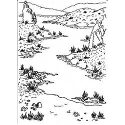 ぬりえページ: 川 (自然) #159302 - 無料の印刷可能なぬりえページ