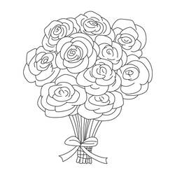 ぬりえページ: バラ (自然) #161892 - 無料の印刷可能なぬりえページ
