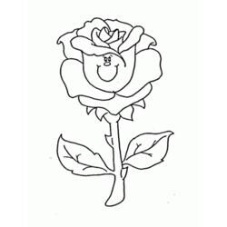 ぬりえページ: バラ (自然) #161920 - 無料の印刷可能なぬりえページ