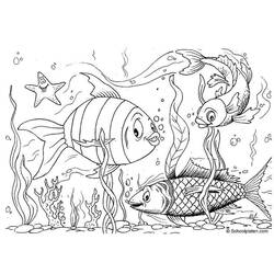 ぬりえページ: 海底 (自然) #160103 - 無料の印刷可能なぬりえページ