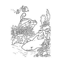 ぬりえページ: 海底 (自然) #160234 - 無料の印刷可能なぬりえページ