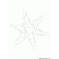 ぬりえページ: スノーフレーク (自然) #160520 - 無料の印刷可能なぬりえページ
