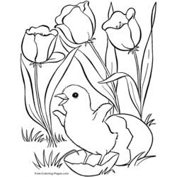 ぬりえページ: 春の季節 (自然) #164776 - 無料の印刷可能なぬりえページ