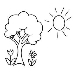 ぬりえページ: 春の季節 (自然) #164808 - 無料の印刷可能なぬりえページ