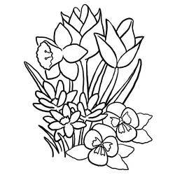 ぬりえページ: 春の季節 (自然) #164809 - 無料の印刷可能なぬりえページ