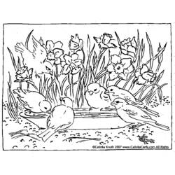 ぬりえページ: 春の季節 (自然) #164827 - 無料の印刷可能なぬりえページ