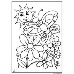 ぬりえページ: 春の季節 (自然) #164984 - 無料の印刷可能なぬりえページ