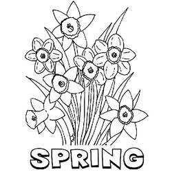 ぬりえページ: 春の季節 (自然) #164999 - 無料の印刷可能なぬりえページ