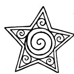 ぬりえページ: 星 (自然) #155877 - 無料の印刷可能なぬりえページ
