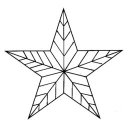 ぬりえページ: 星 (自然) #155892 - 無料の印刷可能なぬりえページ