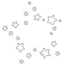 ぬりえページ: 星 (自然) #155902 - 無料の印刷可能なぬりえページ
