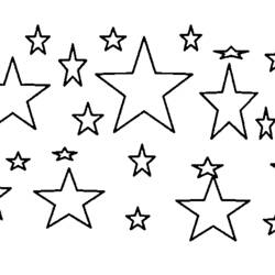 ぬりえページ: 星 (自然) #155905 - 無料の印刷可能なぬりえページ