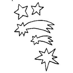 ぬりえページ: 星 (自然) #155910 - 無料の印刷可能なぬりえページ