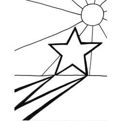 ぬりえページ: 星 (自然) #156080 - 無料の印刷可能なぬりえページ