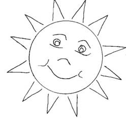 ぬりえページ: 太陽 (自然) #157900 - 無料の印刷可能なぬりえページ