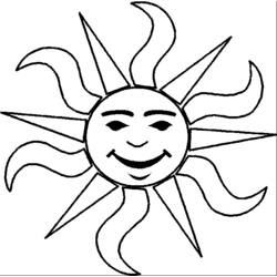 ぬりえページ: 太陽 (自然) #157914 - 無料の印刷可能なぬりえページ